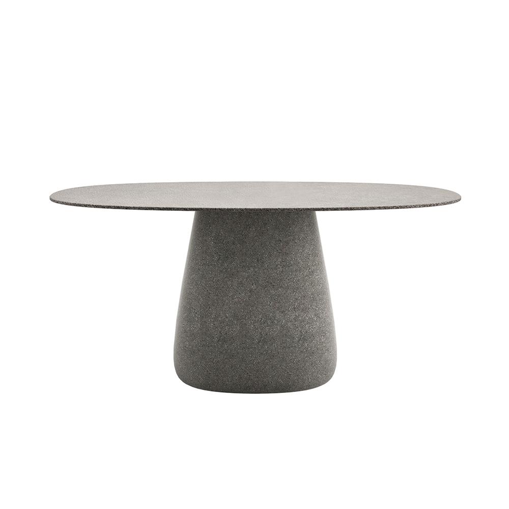 QEEBOO table pour l'extérieur COBBLE avec le plateau en GRÈS 160 cm