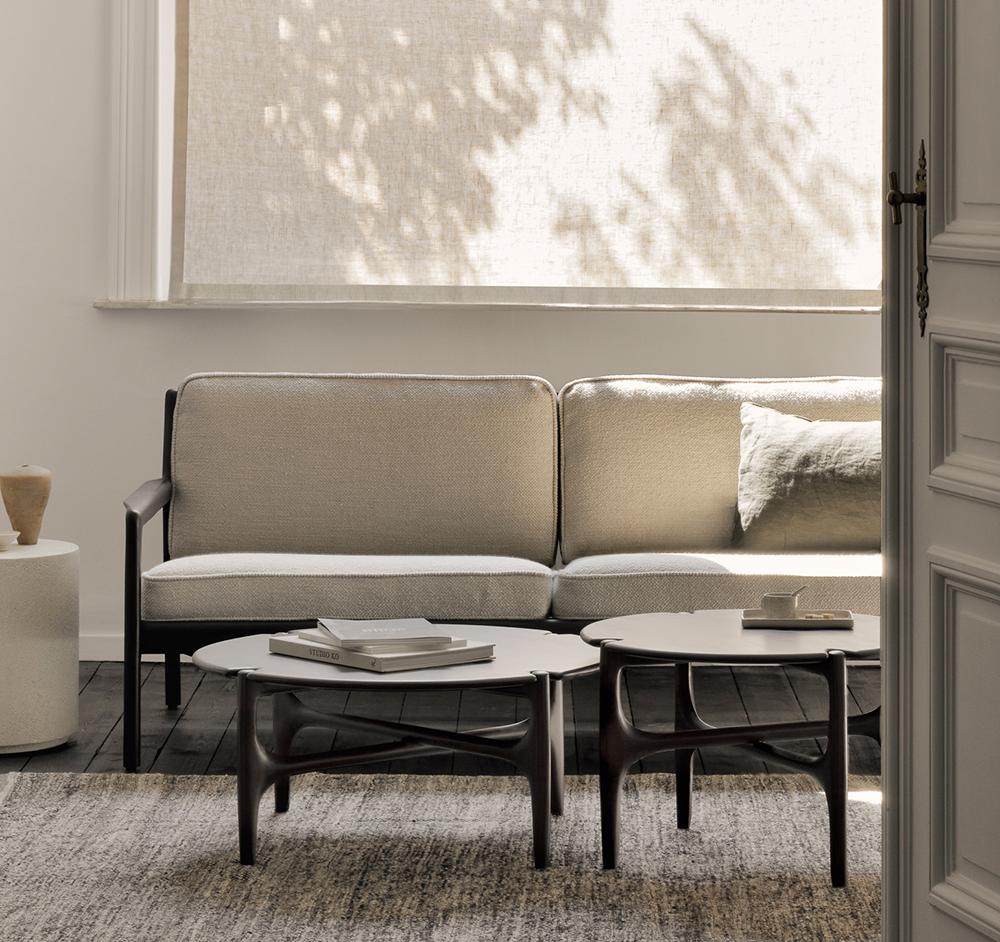 ETHNICRAFT table basse PI Ø 80 cm