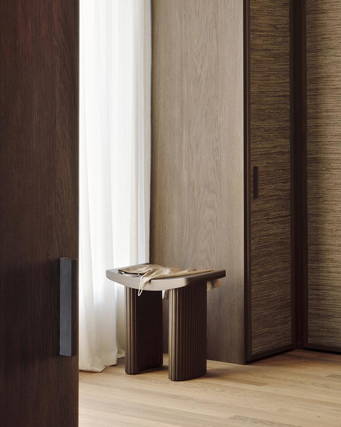 ETHNICRAFT tabouret ROLLER MAX