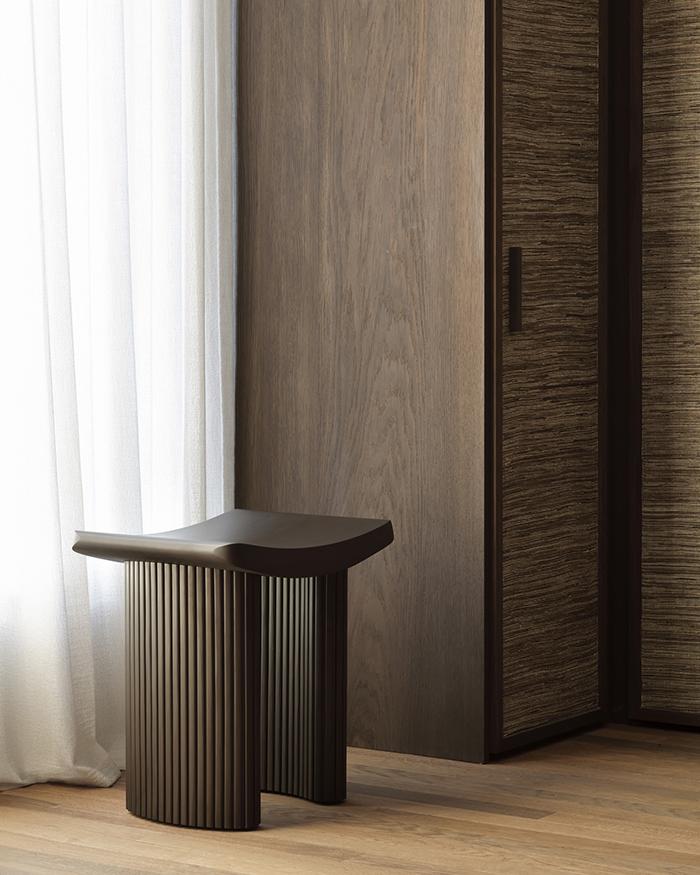 ETHNICRAFT tabouret ROLLER MAX