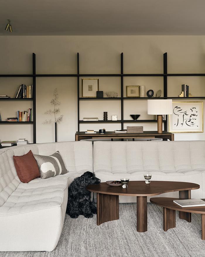 ETHNICRAFT round corner sofa N701 90°