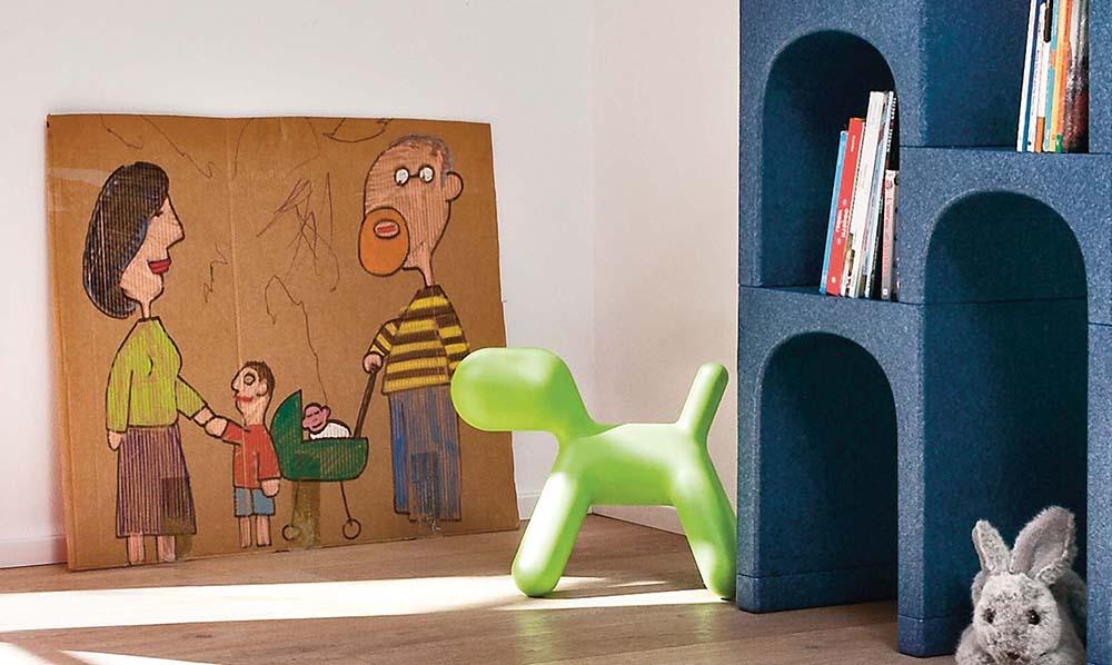 MAGIS chaise pour enfants chien abstrait PUPPY EXTRA LARGE