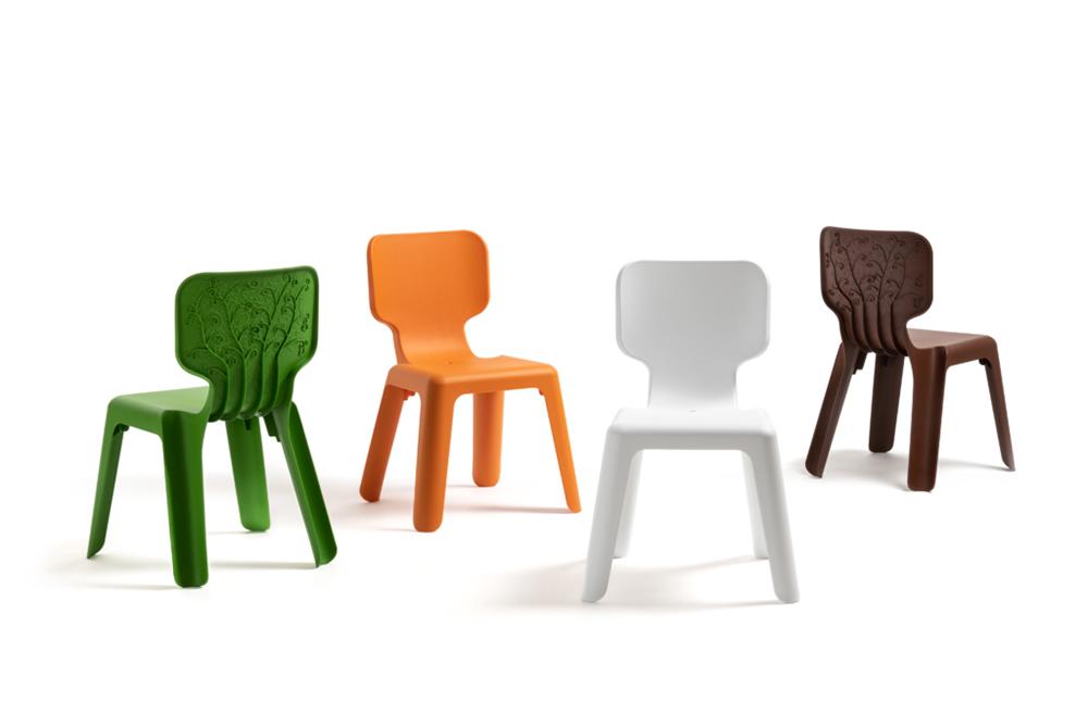 MAGIS set of 4 chairs for children ALMA