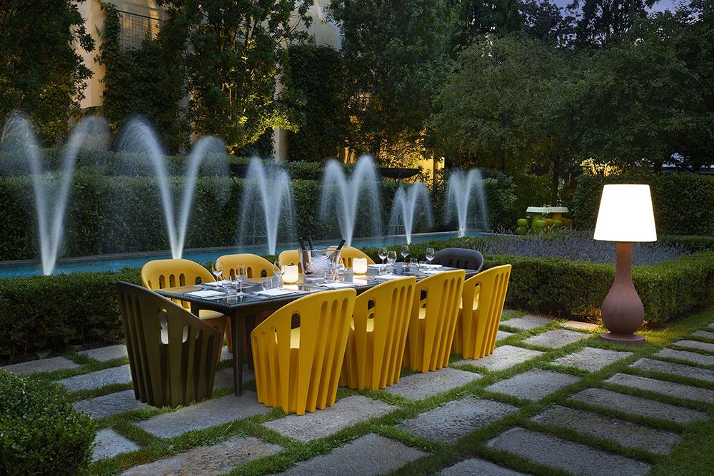 SLIDE chaise fauteuil pour l'extérieur COLISEUM