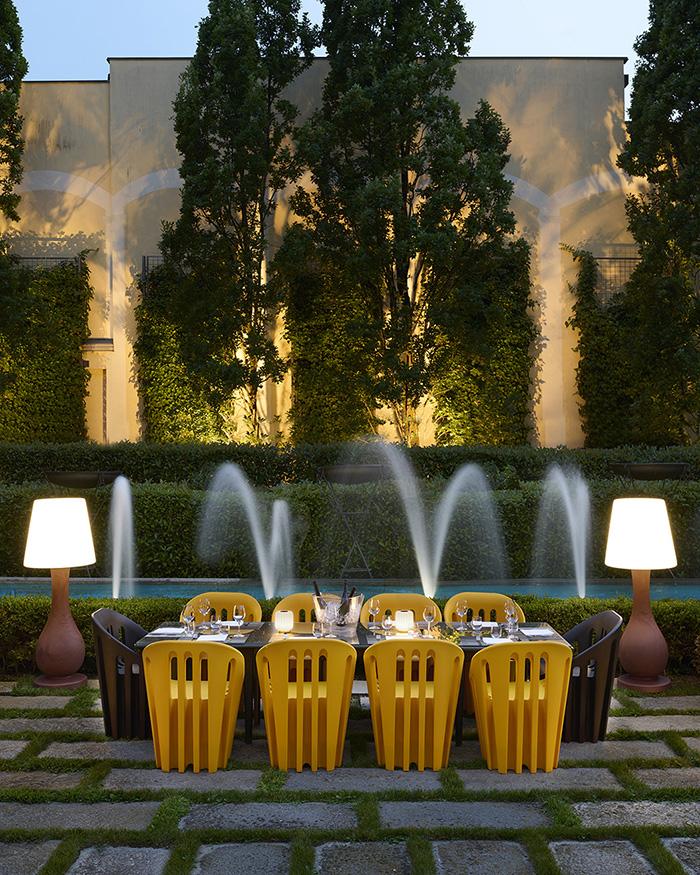 SLIDE chaise fauteuil pour l'extérieur COLISEUM