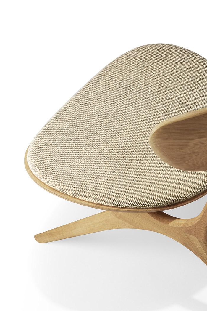 ETHNICRAFT fauteuil avec coussin EYE