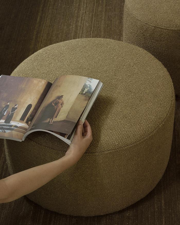 ETHNICRAFT pouf BARROW 60 x 60 x H 35 cm