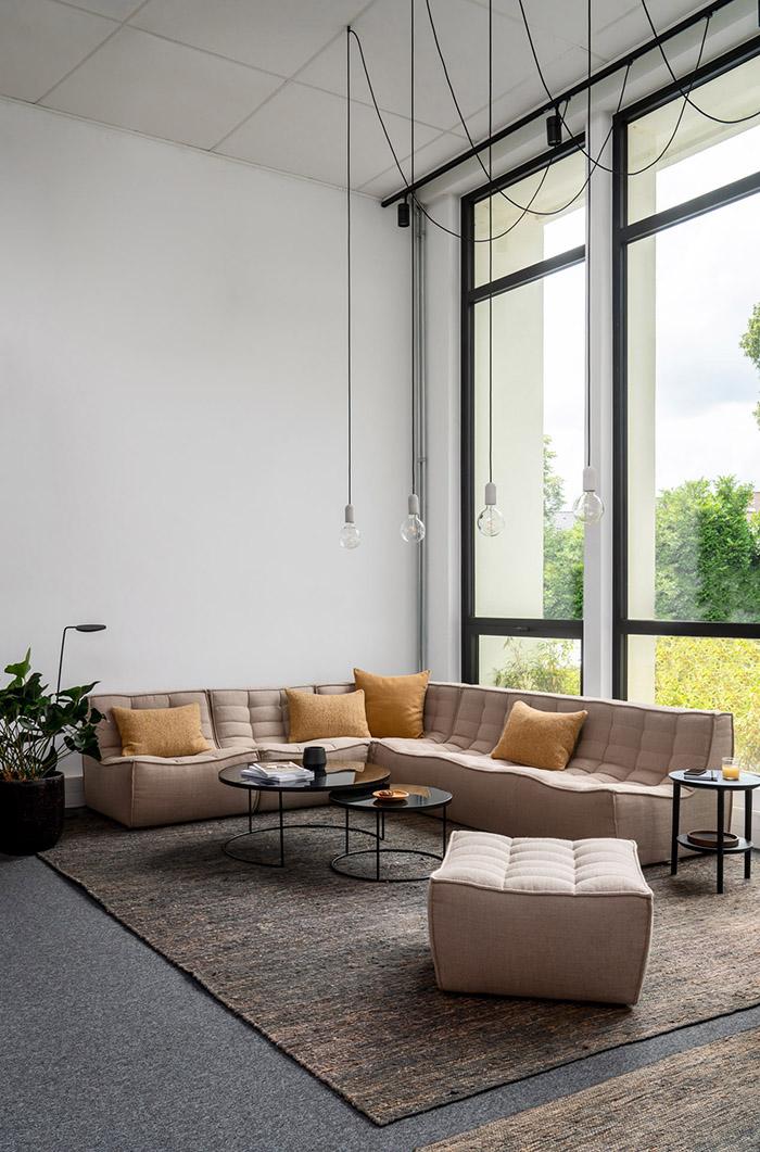 ETHNICRAFT set de 2 tables basses NESTING