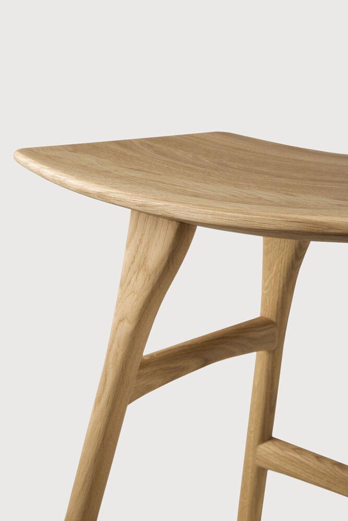 ETHNICRAFT stool OSSO H 48 cm