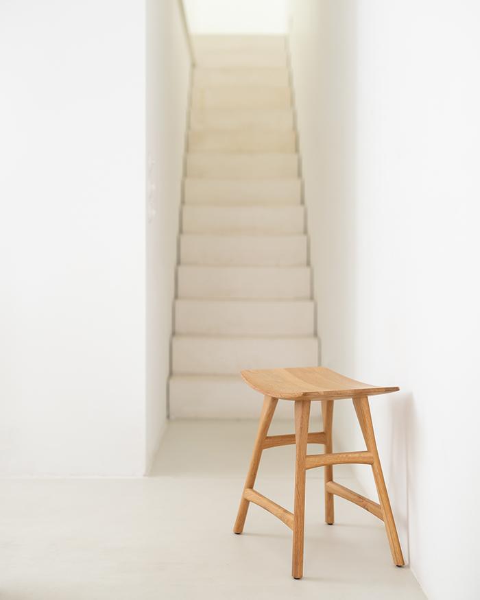 ETHNICRAFT stool OSSO H 48 cm