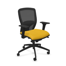 LEYFORM fauteuil de bureau SPRINT RE avec accoudoirs réglables en hauteur et la base noire