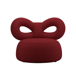 QEEBOO fauteuil rembourré en tissu RIBBON ARMCHAIR
