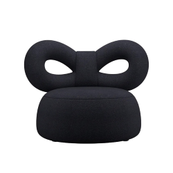 QEEBOO fauteuil rembourré en tissu RIBBON ARMCHAIR