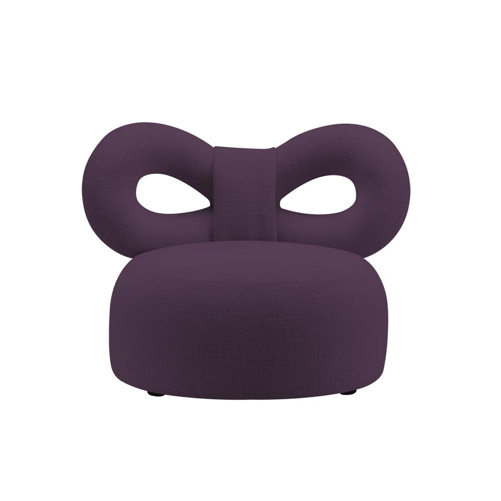 QEEBOO armchair covered with fabric RIBBON ARMCHAIR