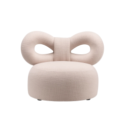 QEEBOO fauteuil rembourré en tissu RIBBON ARMCHAIR