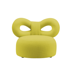 QEEBOO fauteuil rembourré en tissu RIBBON ARMCHAIR