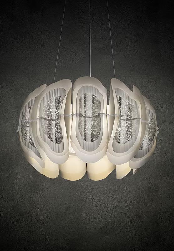 SLAMP suspension lamp FIORDLYS ROUND