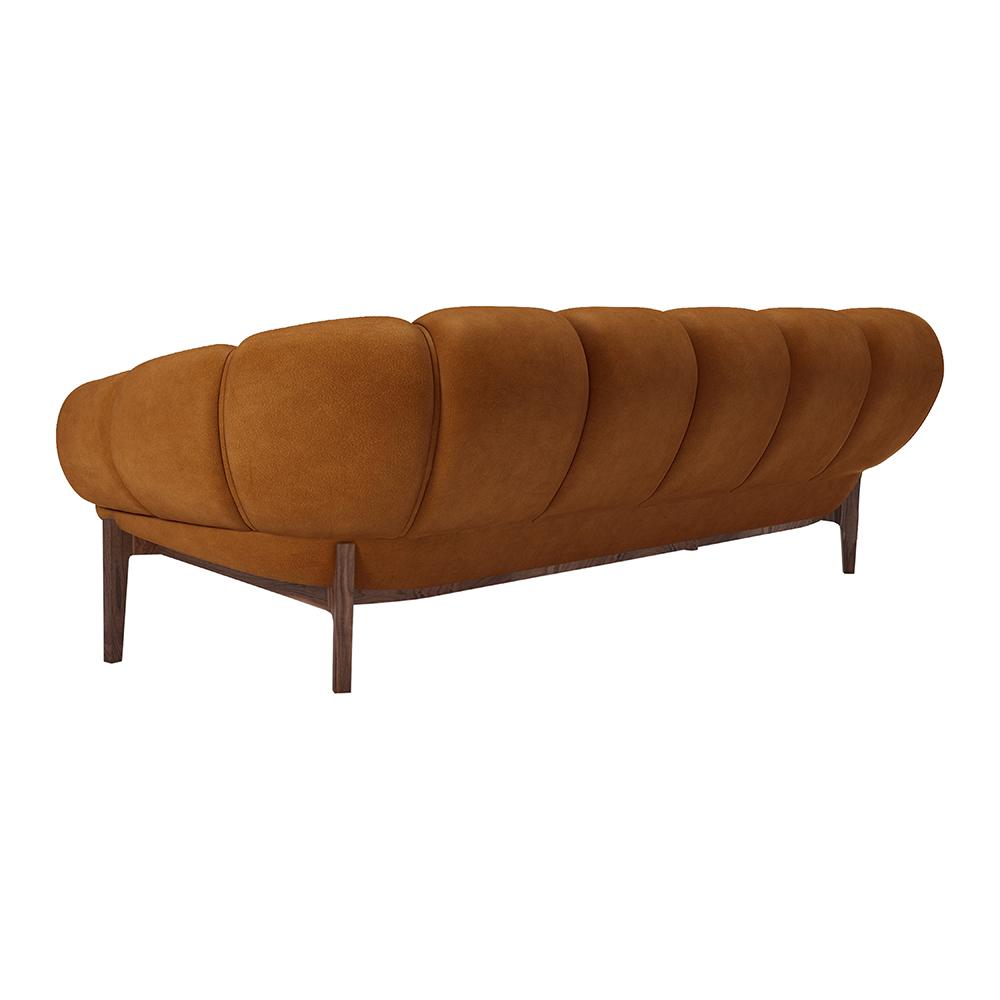 GUBI sofa CROISSANT in leather