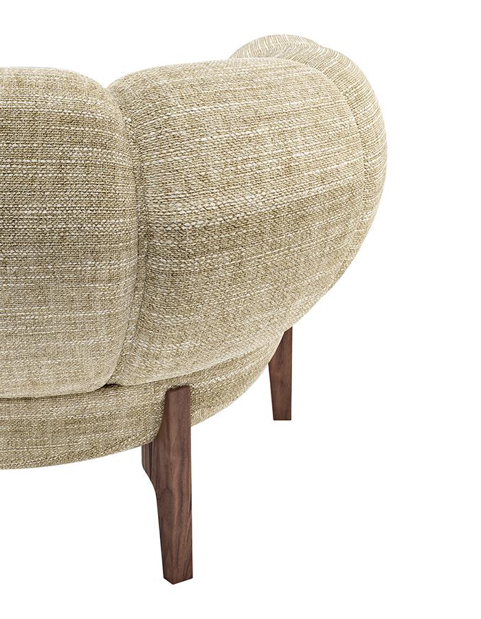 GUBI sofa CROISSANT in fabric