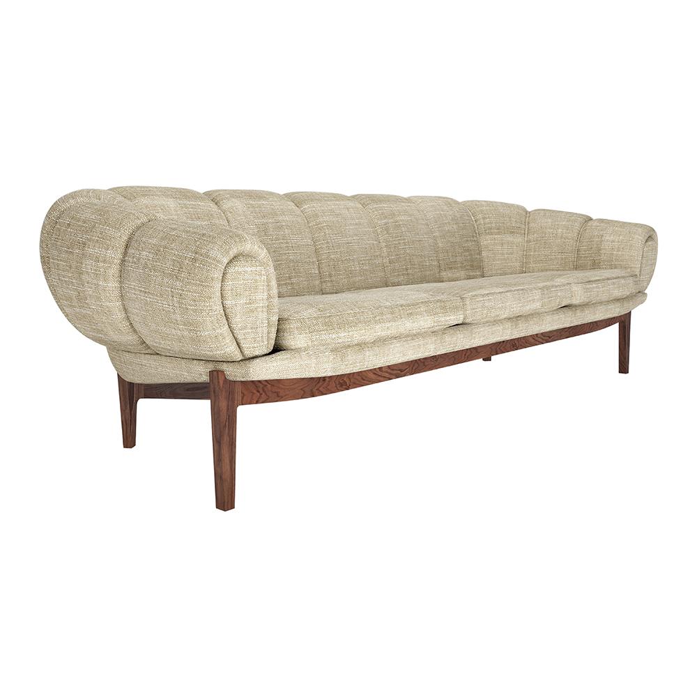 GUBI sofa CROISSANT in fabric