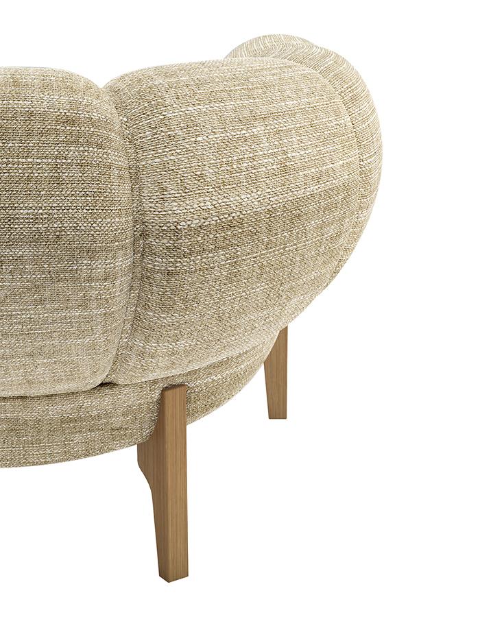 GUBI sofa CROISSANT in fabric