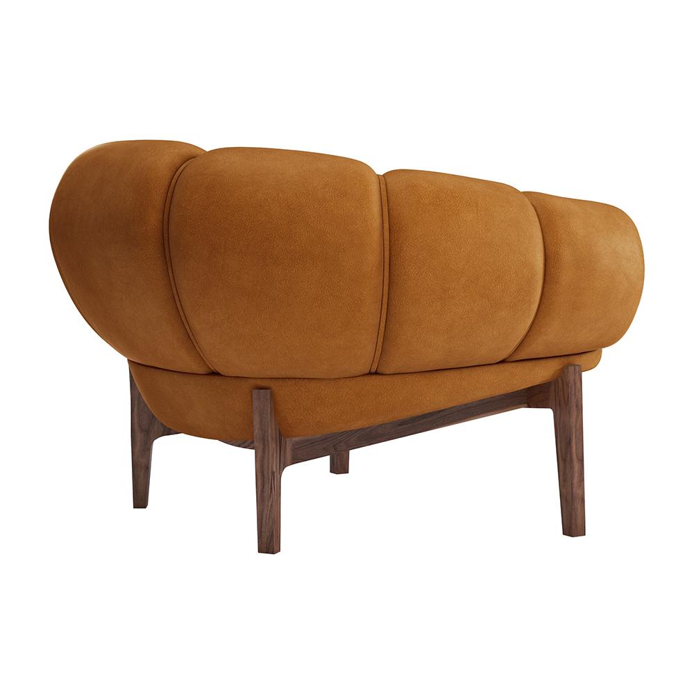 GUBI fauteuil CROISSANT en cuir