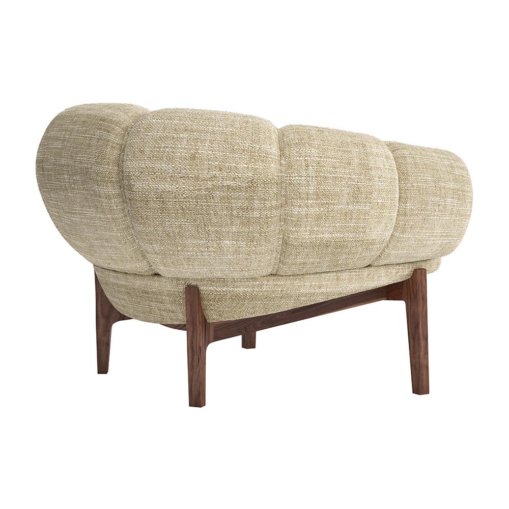 GUBI fauteuil CROISSANT en tissu