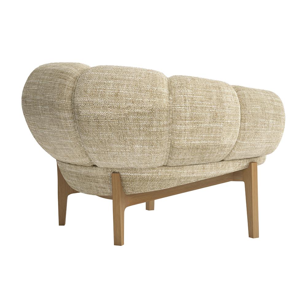 GUBI fauteuil CROISSANT en tissu