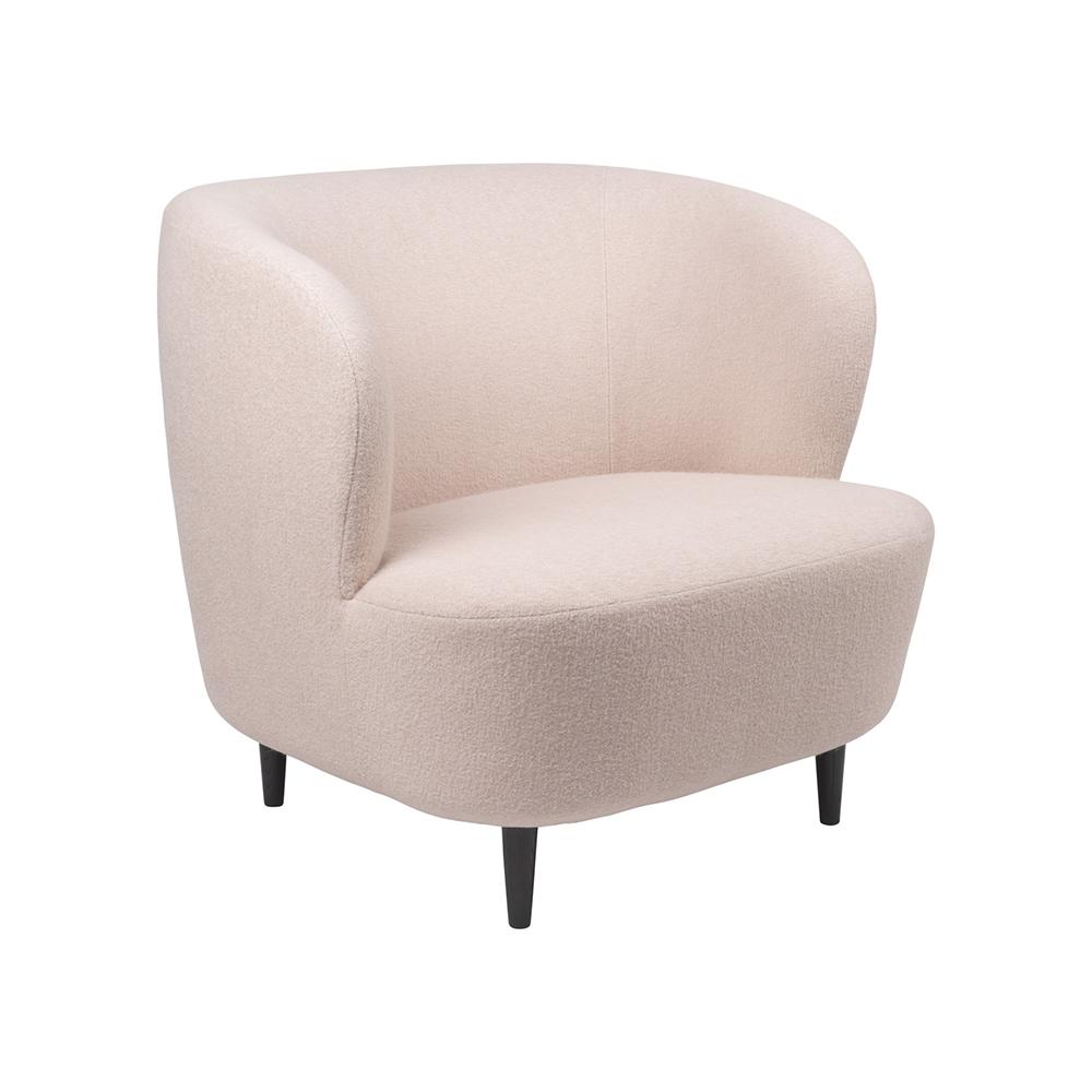 GUBI armchair STAY LARGE with wooden legs