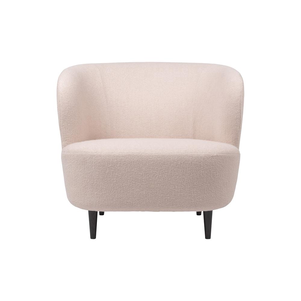 GUBI armchair STAY LARGE with wooden legs
