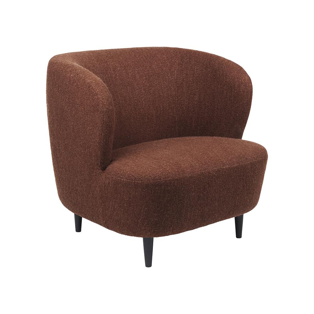 GUBI armchair STAY LARGE with wooden legs