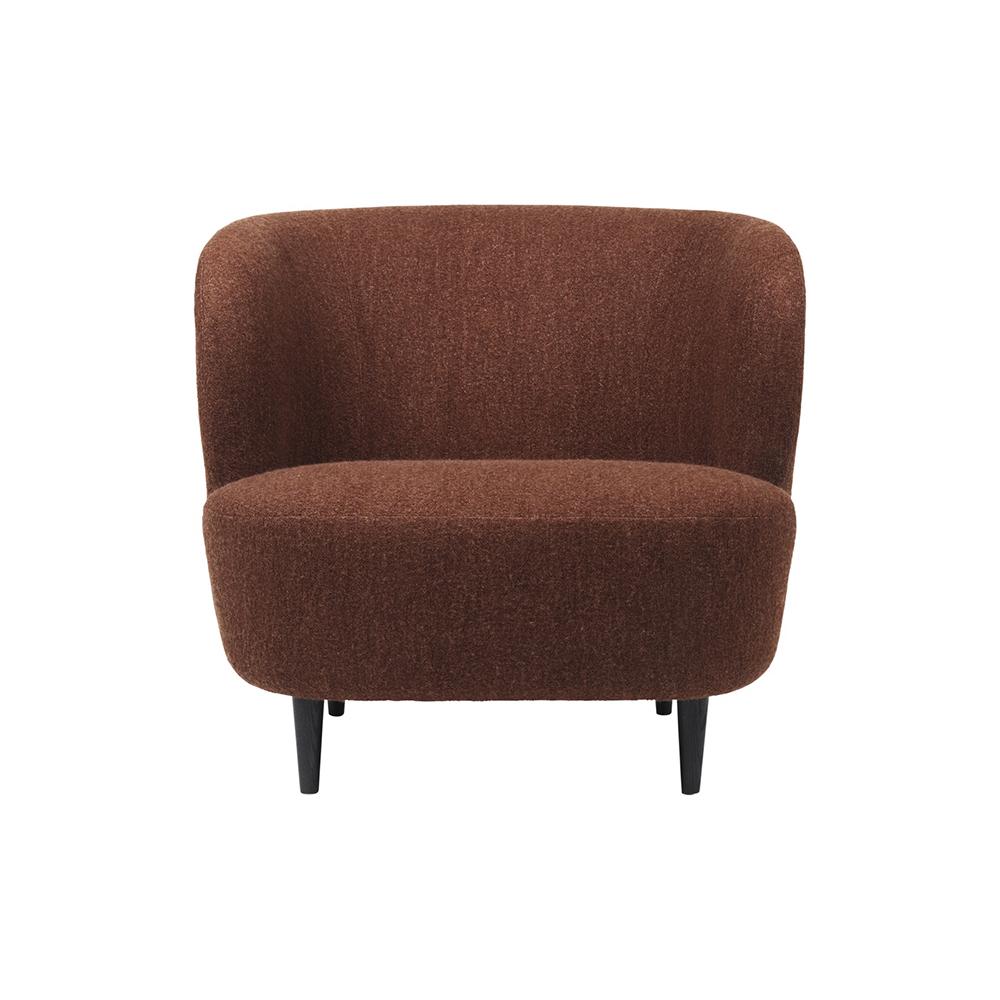 GUBI armchair STAY LARGE with wooden legs