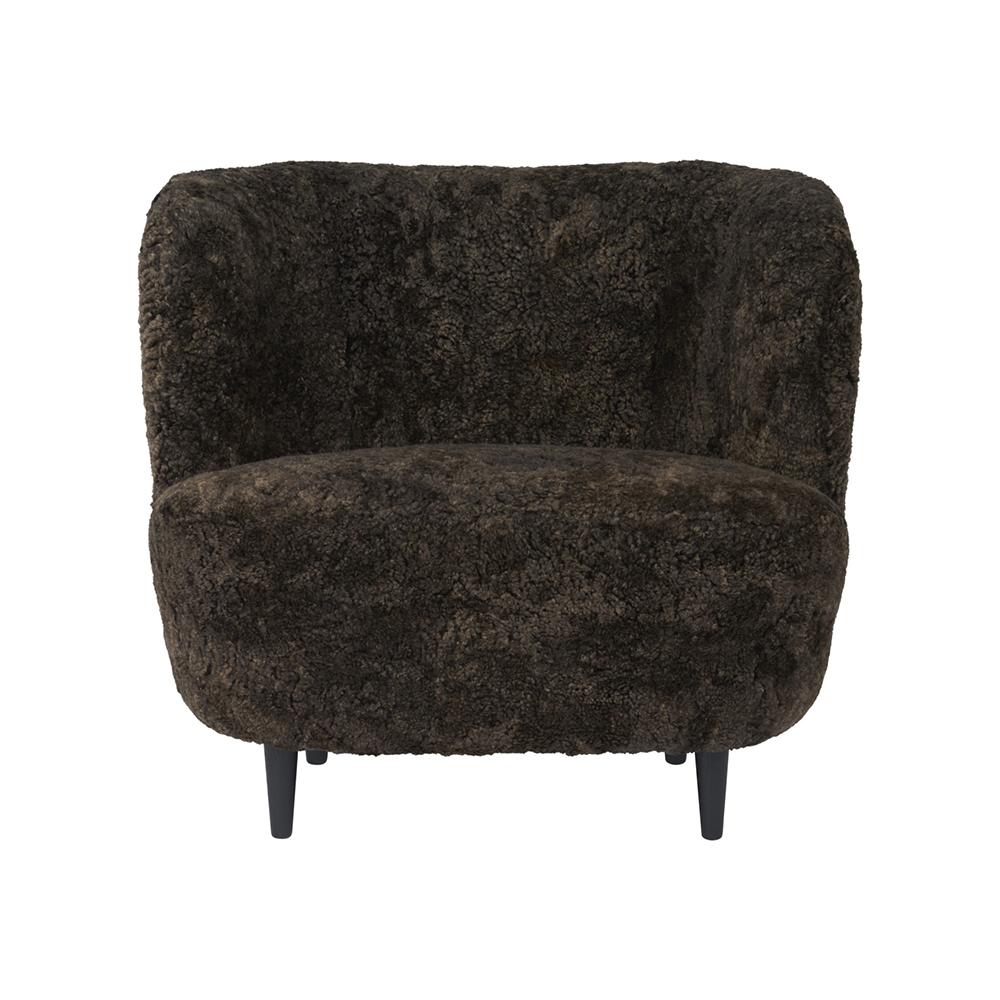 GUBI armchair STAY LARGE with wooden legs