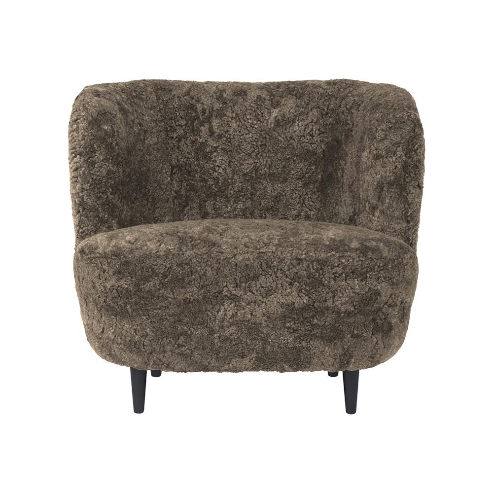 GUBI armchair STAY LARGE with wooden legs