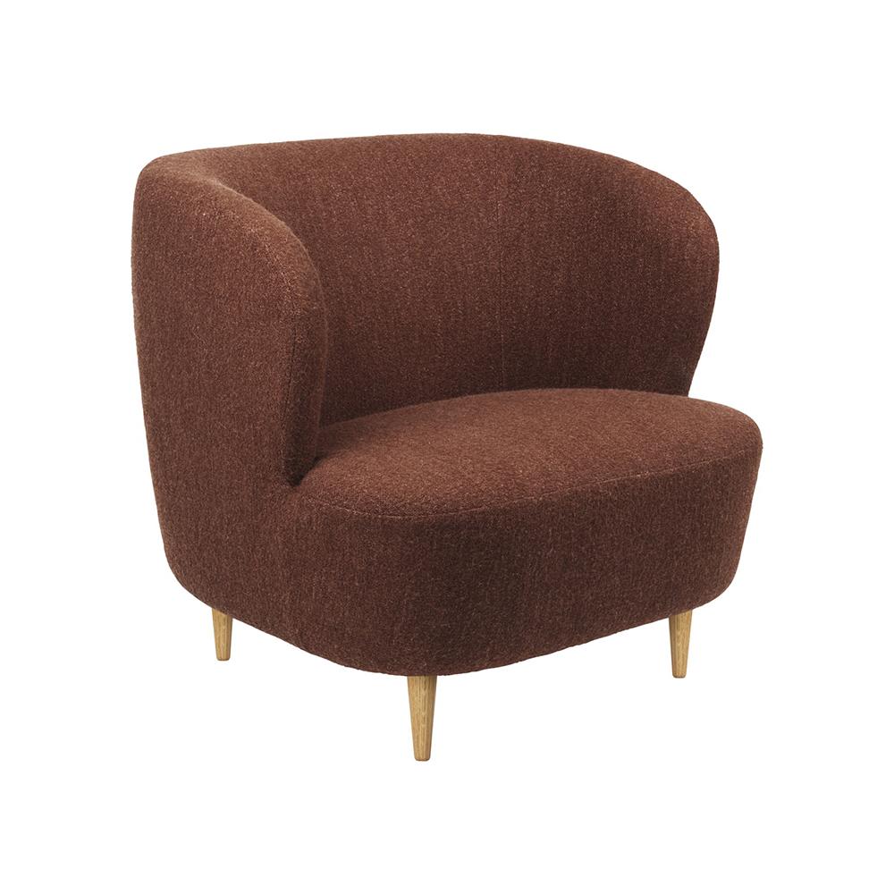 GUBI armchair STAY LARGE with wooden legs