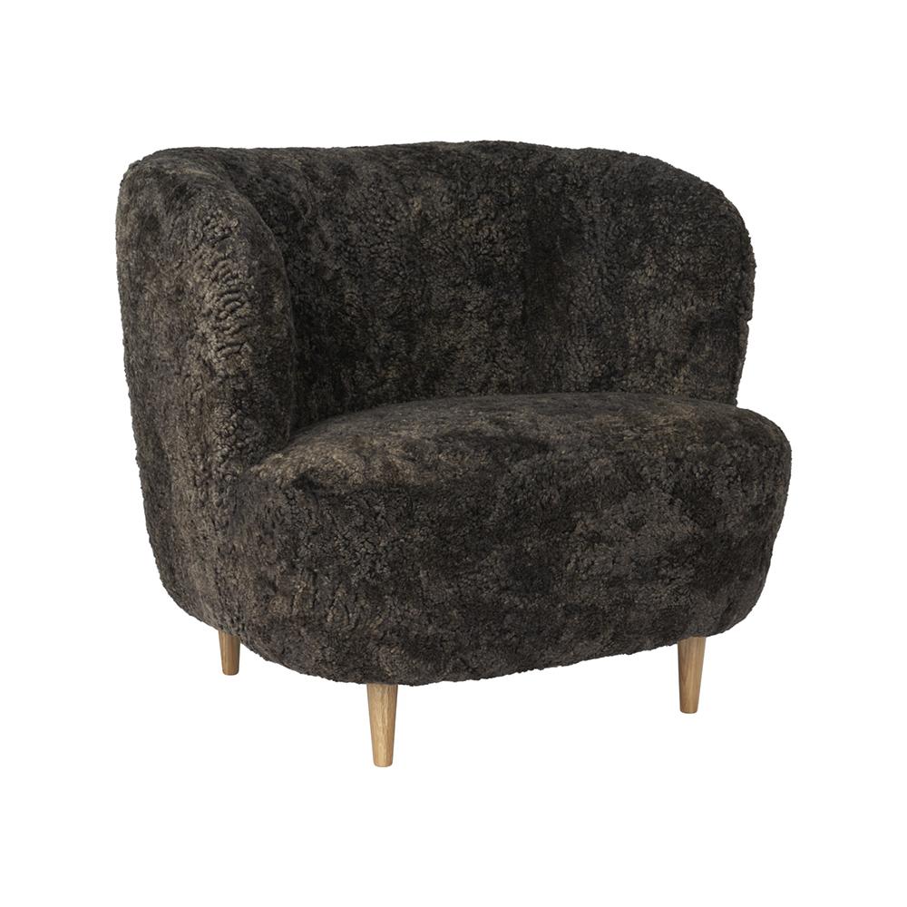 GUBI armchair STAY LARGE with wooden legs