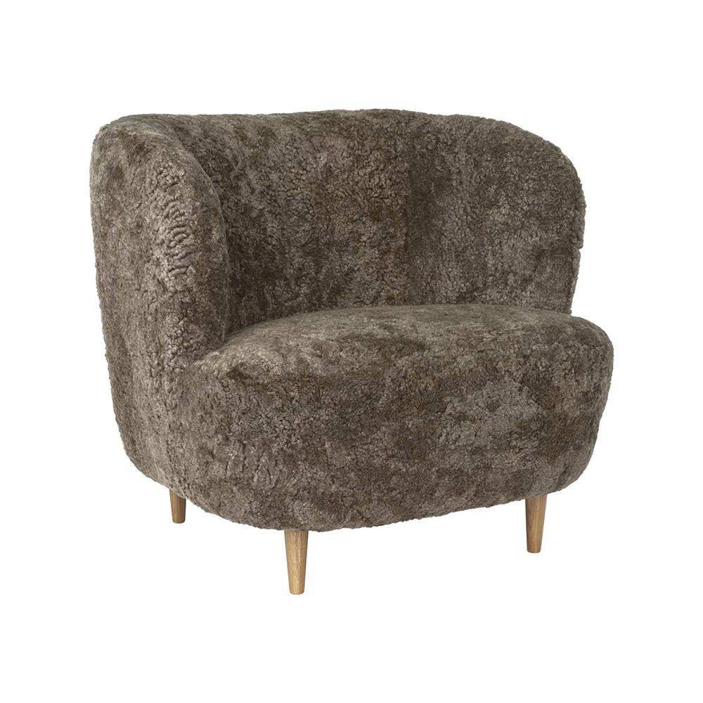 GUBI armchair STAY LARGE with wooden legs
