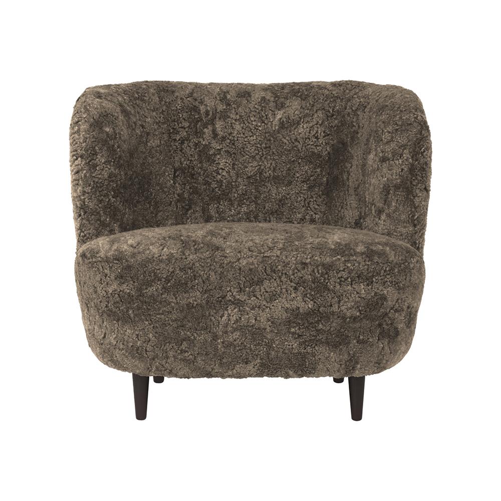 GUBI armchair STAY LARGE with wooden legs