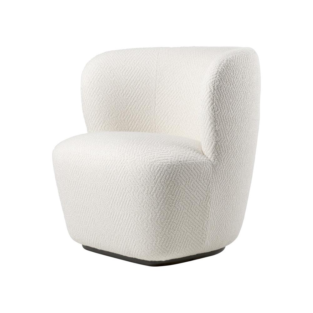GUBI armchair STAY SMALL with returning swivel base