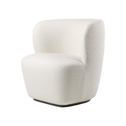 GUBI armchair STAY SMALL with returning swivel base