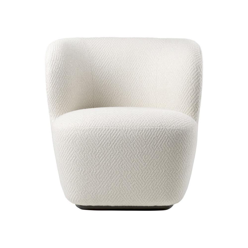 GUBI armchair STAY SMALL with returning swivel base