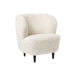 GUBI armchair STAY SMALL with wooden legs