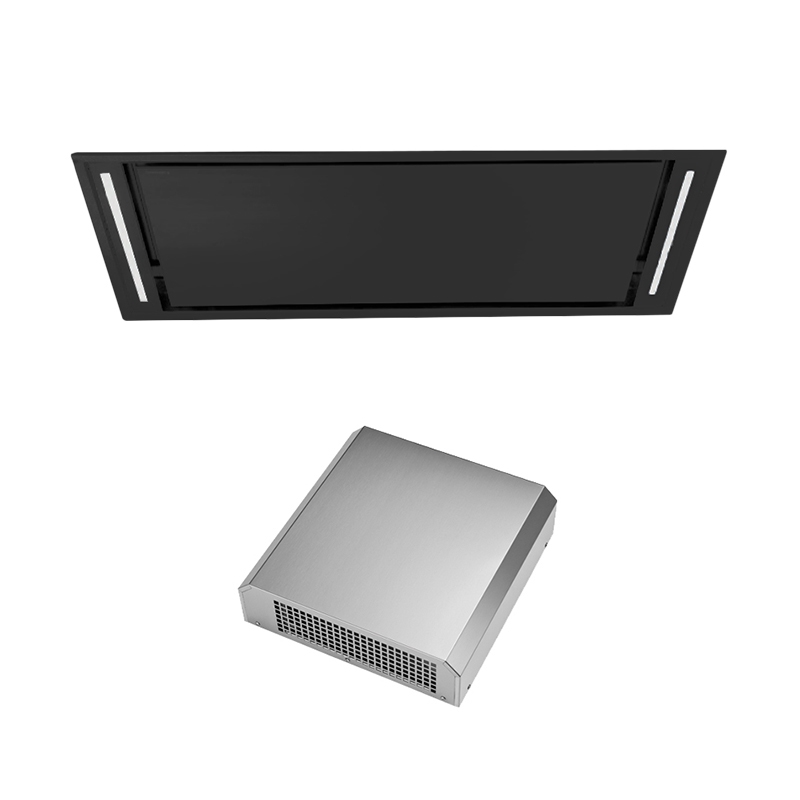 FALMEC hotte au plafond STELLA PLUS NOIRE 90 cm