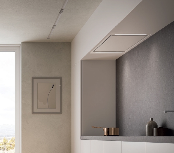 FALMEC hotte au plafond STELLA PLUS BLANC 120 cm