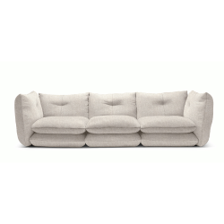 KNOLL 3 places sofa PILLO in Cat. C Haven Sand fabric