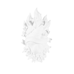SELETTI heart shaped vase HOLY LOVE IN BLOOM