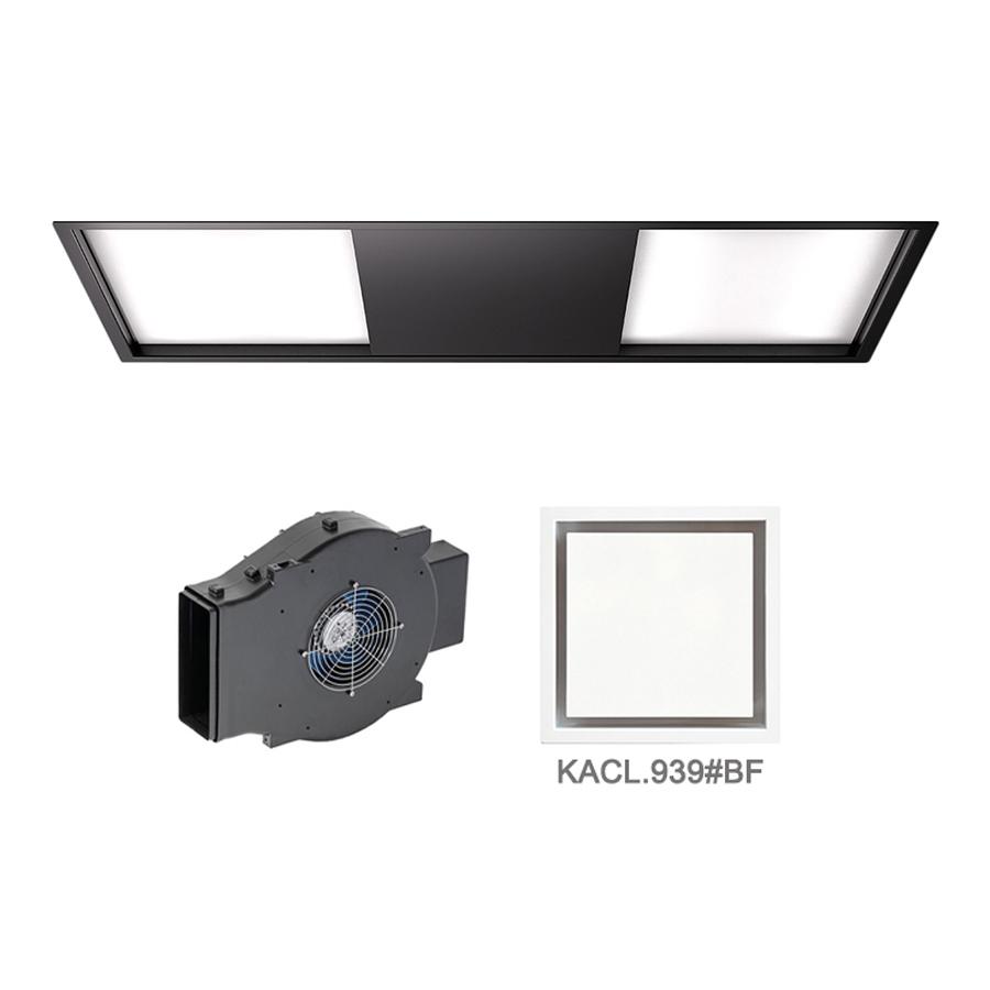 FALMEC hotte au plafond SKEMA 120 NOIR avec kit filtrant