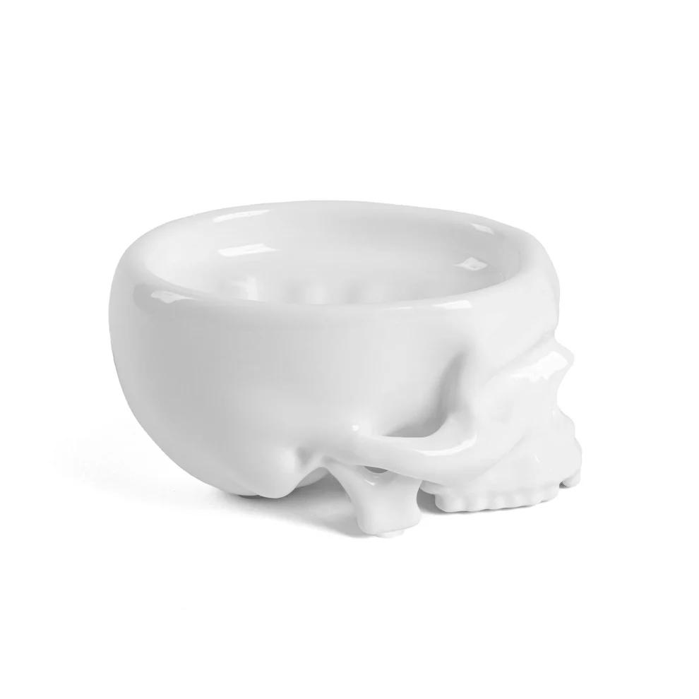SELETTI skull shaped soap holder BRAIN WASH with soap