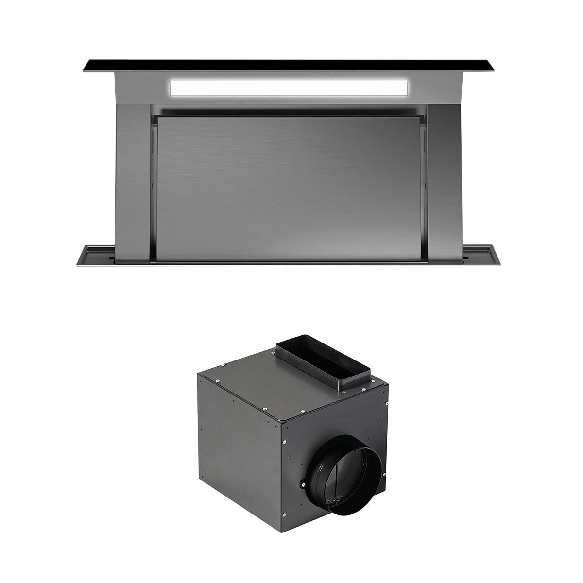 FALMEC extractor hood DOWNDRAFT 950 m3/h BLACK 90 cm