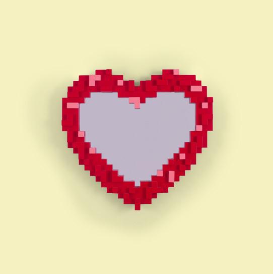 SELETTI miroir murale PIXEL MIRROR